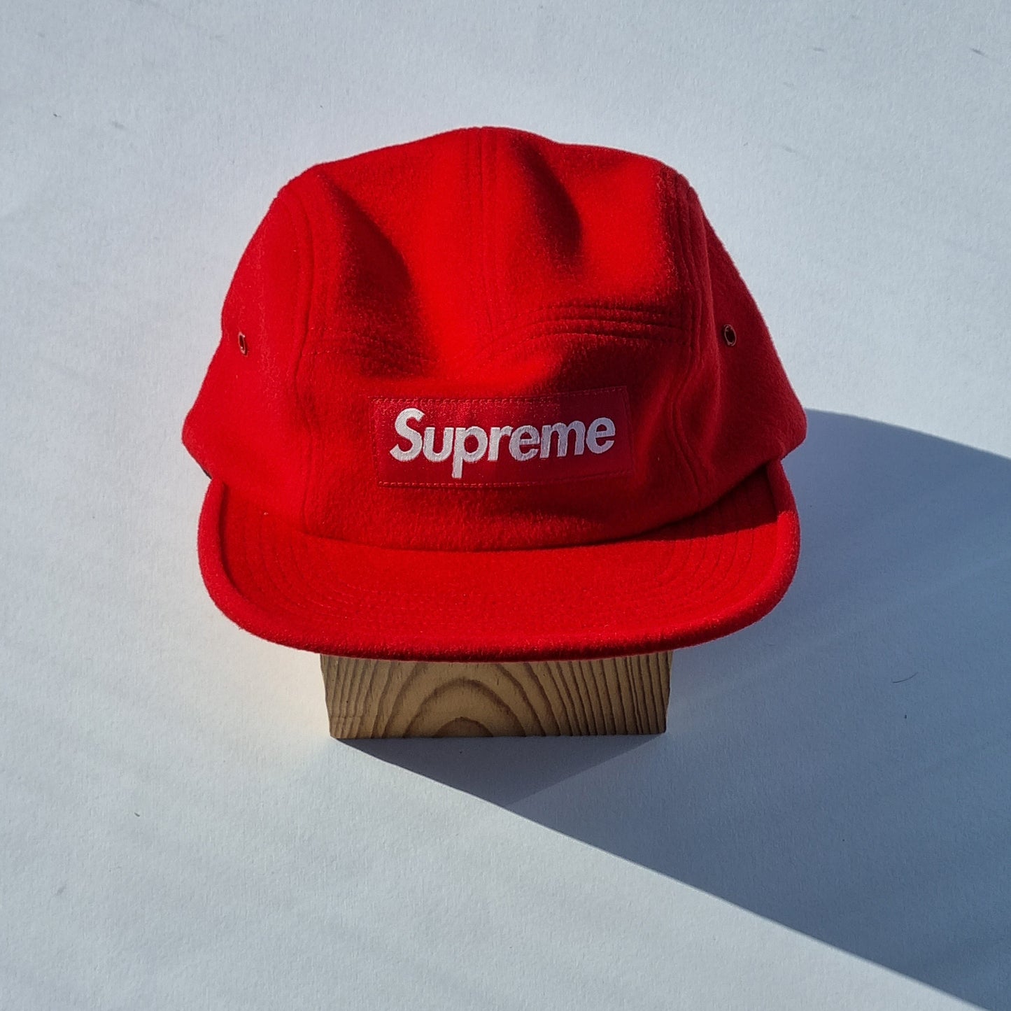 Supreme X Loro Piana - Wool Camp cap - Red